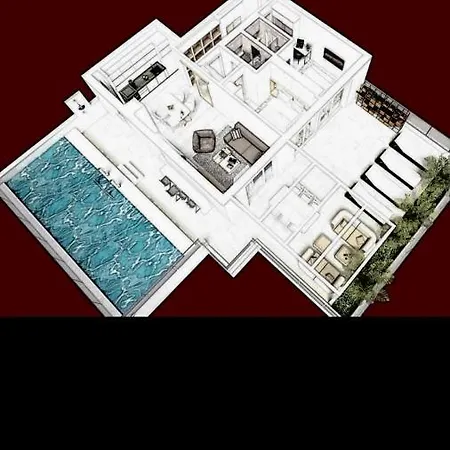 Apartment The Pleasurist - With Private Heated Pool And Terrace
